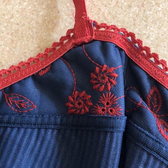 Vintage Y2K Victoria Secrets Country denim stretch crop top bustier - Picture 4 of 16